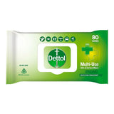 Dettol Disinfectant Skin & Surface Sanitizing Wipes, Original – 80 Count