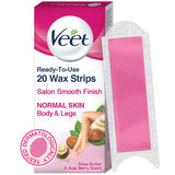 Veet Full Body Waxing Kit for Normal Skin - 20 Strips