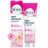 Veet Silk & Fresh Hair Removal Cream, Normal Skin - 100 g