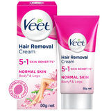 Veet Silk & Fresh Hair Removal Cream, Normal Skin - 50 g