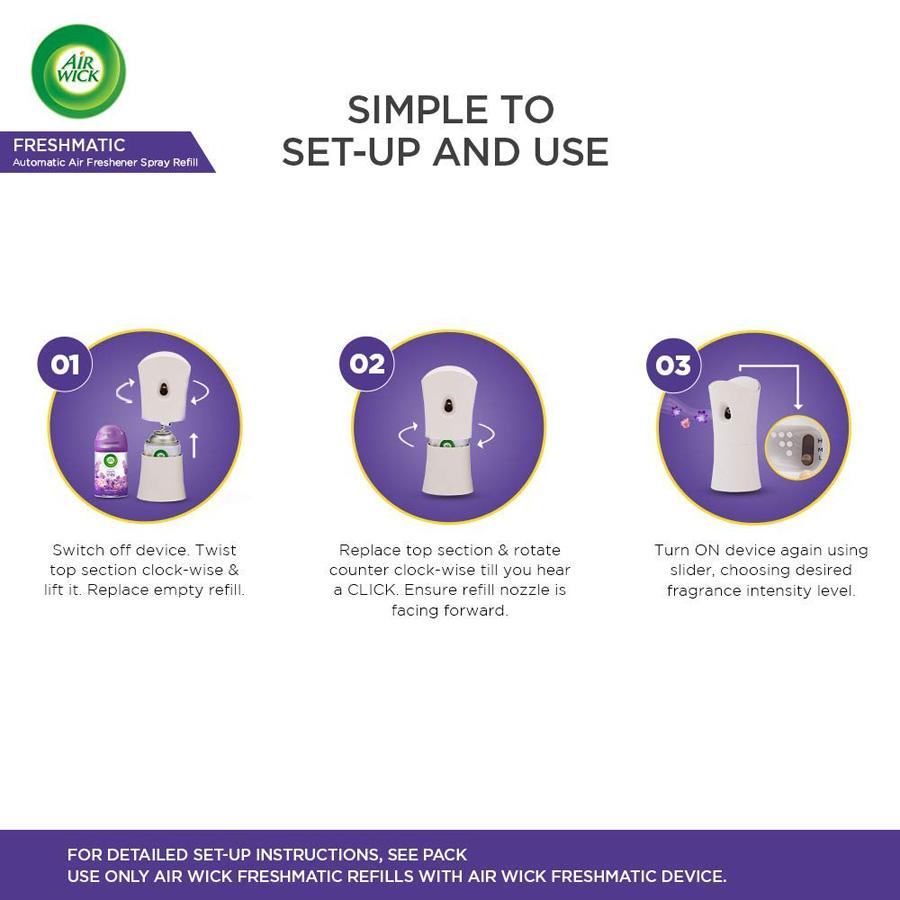 Airwick Freshmatic Refill Life Scents (Hills of Munnar), 250 ml