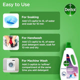 Dettol After Detergent Wash Liquid Laundry Sanitizer, Spring Blossom - 960ml