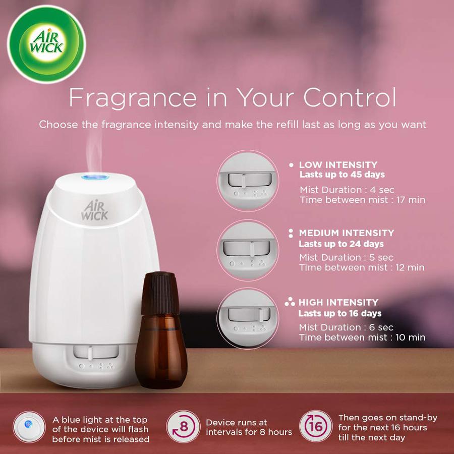 Airwick Essential Mist Refill (Calming Rose), 20ml