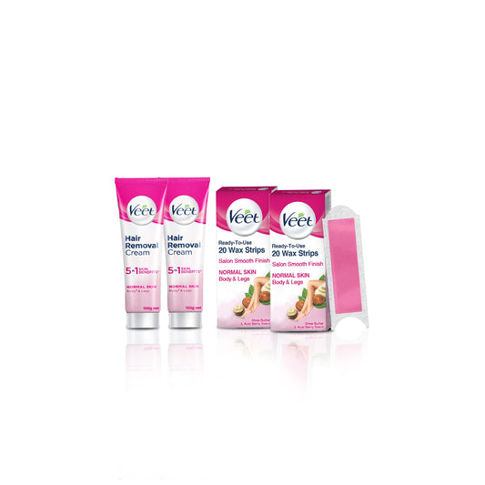 Salon smooth finish kit from Veet (4 products)